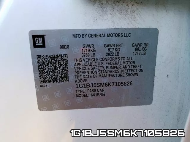 1G1BJ5SM6K7105826 фото 2