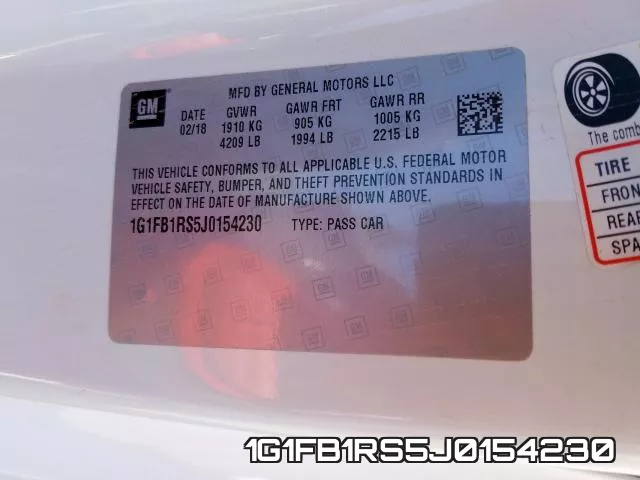 1G1FB1RS5J0154230 фото 2