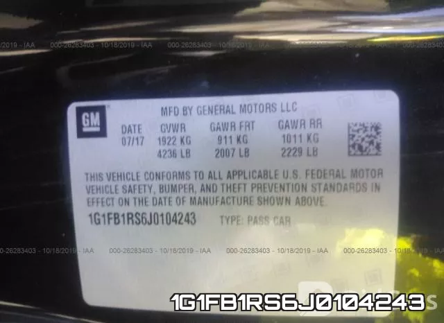 1G1FB1RS6J0104243 фото 10