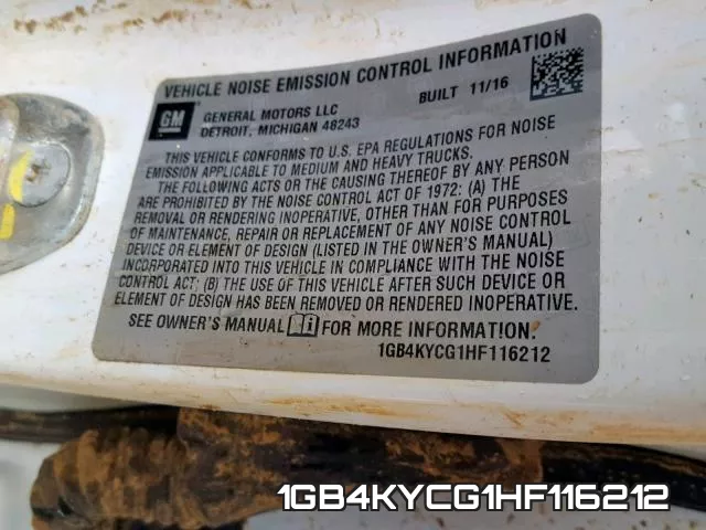 1GB4KYCG1HF116212 фото 2