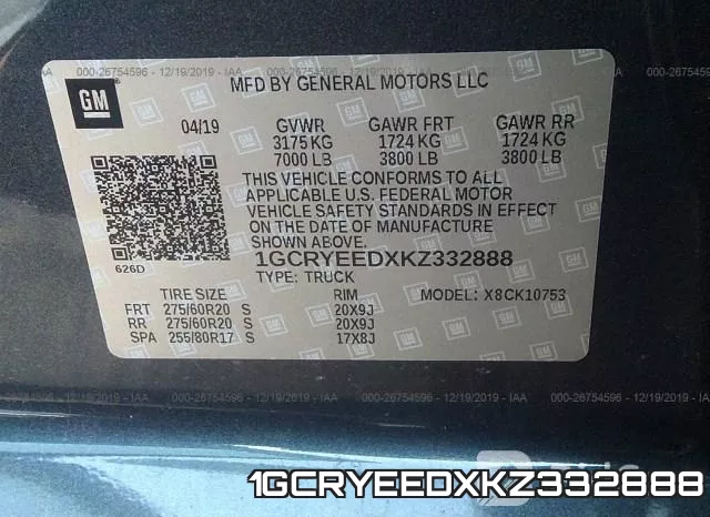 1GCRYEEDXKZ332888 фото 10