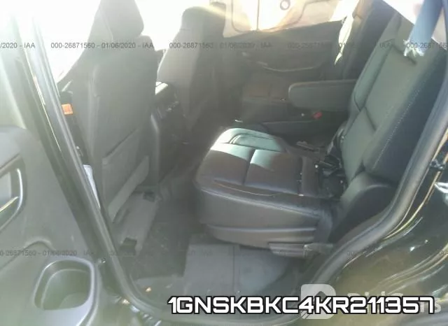 1GNSKBKC4KR211357 фото 9