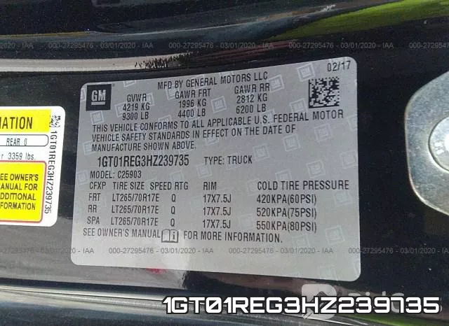 1GT01REG3HZ239735 фото 10