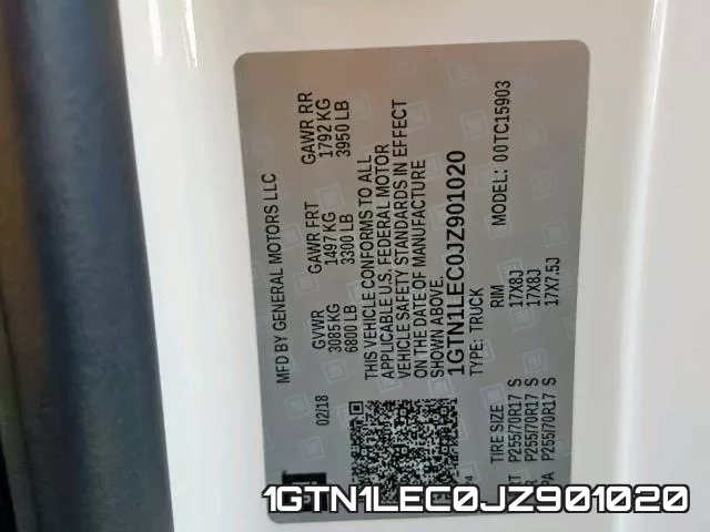 1GTN1LEC0JZ901020 фото 2