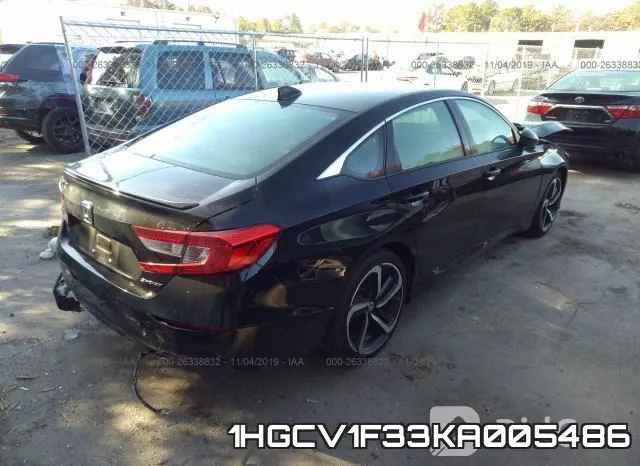 1HGCV1F33KA005486 фото 5