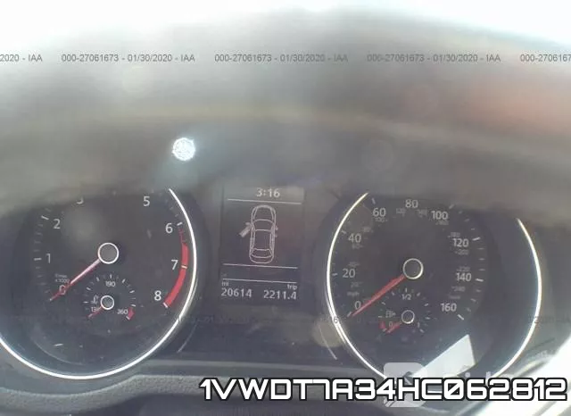 1VWDT7A34HC062812 фото 8