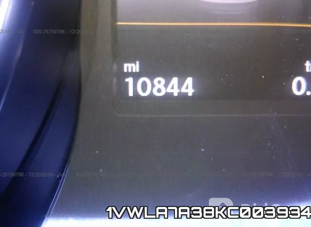 1VWLA7A38KC003934 фото 8