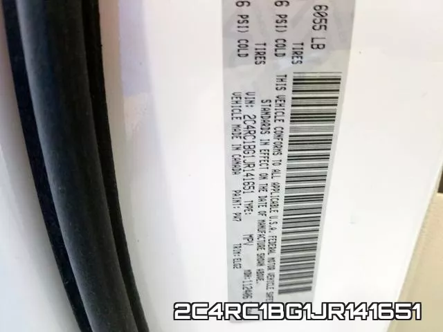 2C4RC1BG1JR141651 фото 2