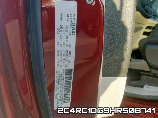 2C4RC1DG9HR508741 фото 2