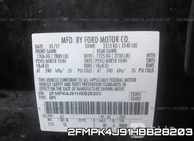 2FMPK4J91HBB28203 фото 10
