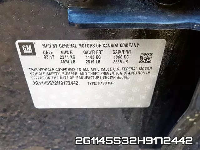 2G1145S32H9172442 фото 2