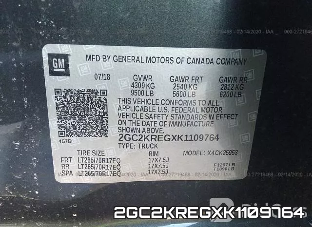 2GC2KREGXK1109764 фото 10