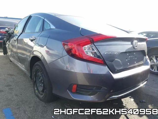 2HGFC2F62KH540958 фото 4