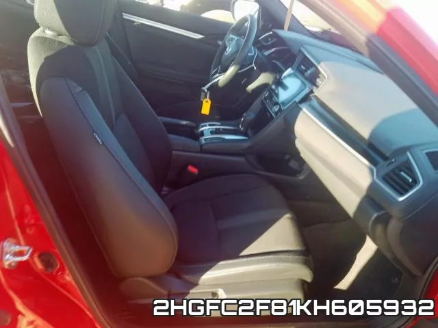 2HGFC2F81KH605932 фото 6