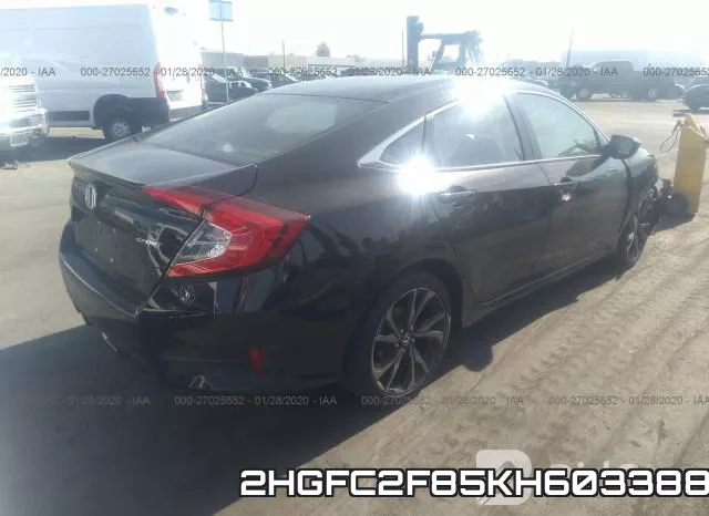 2HGFC2F85KH603388 фото 5