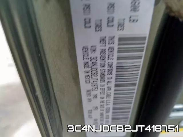 3C4NJDCB2JT418751 фото 2
