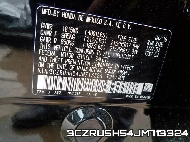 3CZRU5H54JM713324 фото 2