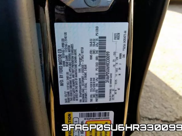 3FA6P0SU6HR330099 фото 2