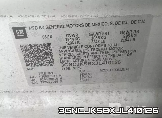 3GNCJKSBXJL410126 фото 10