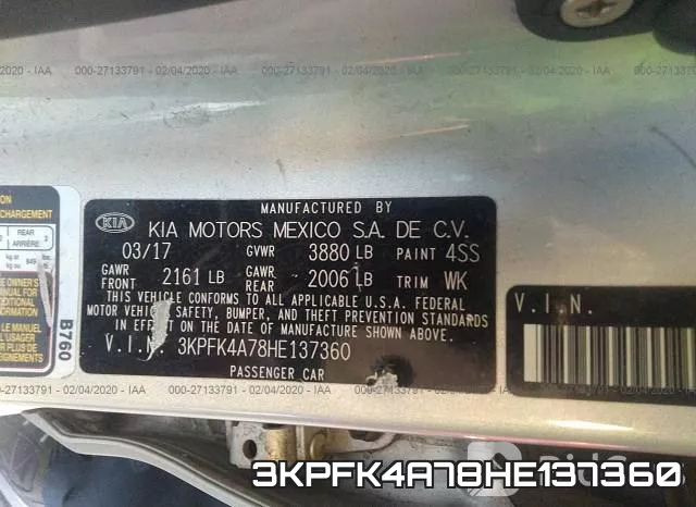 3KPFK4A78HE137360 фото 10