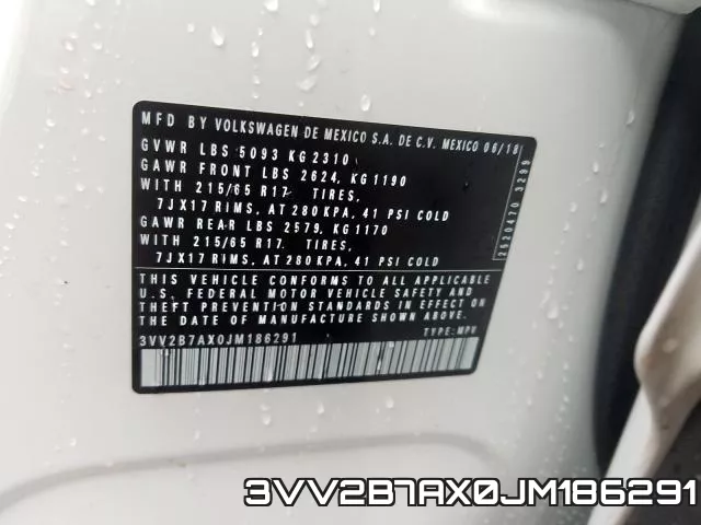 3VV2B7AX0JM186291 фото 2