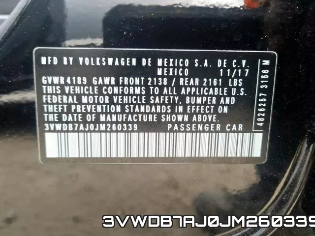 3VWDB7AJ0JM260339 фото 2