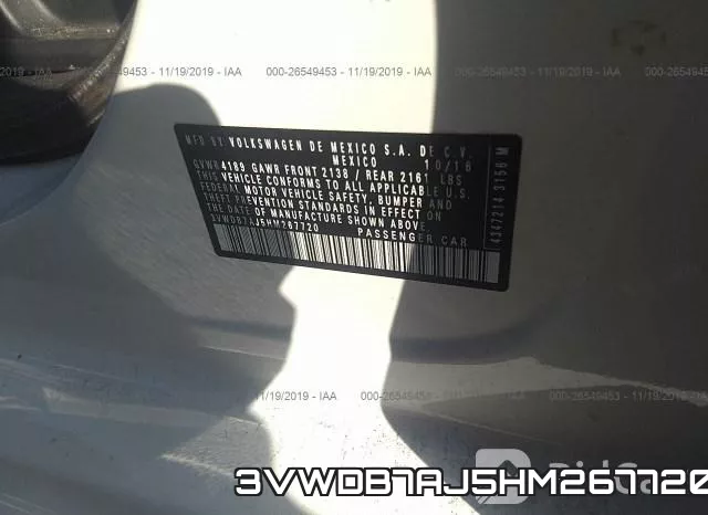 3VWDB7AJ5HM267720 фото 10
