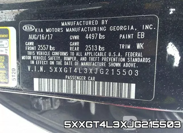 5XXGT4L3XJG215503 фото 10