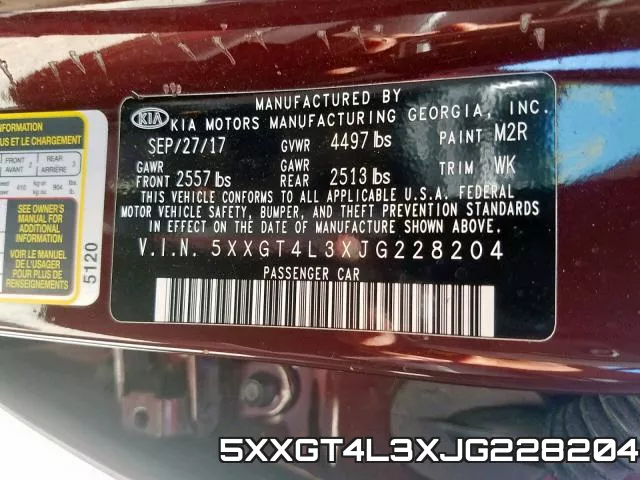 5XXGT4L3XJG228204 фото 2