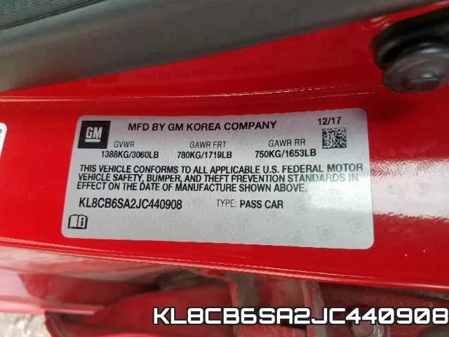 KL8CB6SA2JC440908 фото 2