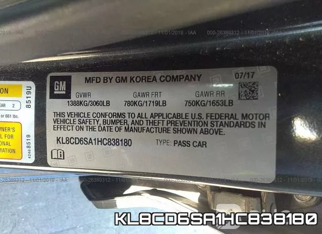 KL8CD6SA1HC838180 фото 10
