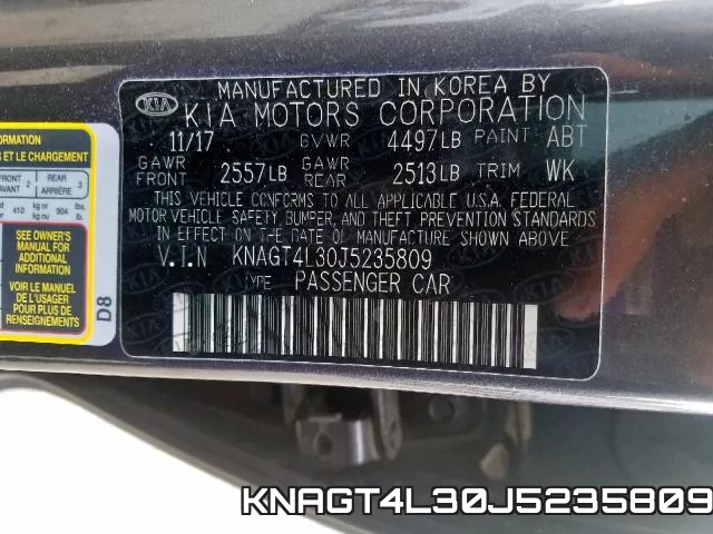 KNAGT4L30J5235809 фото 2