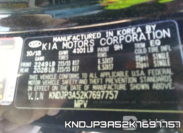 KNDJP3A52K7697757 фото 10