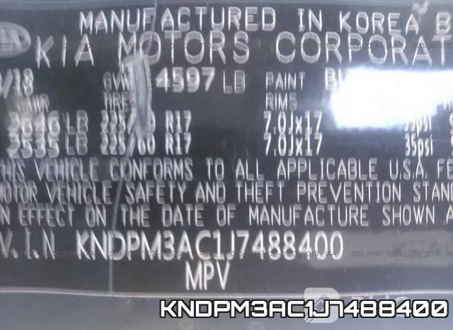 KNDPM3AC1J7488400 фото 10