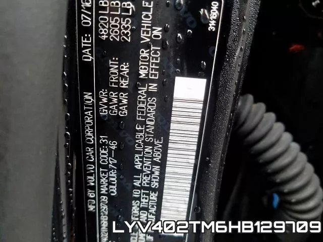 LYV402TM6HB129709 фото 2