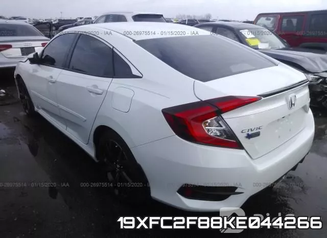 19XFC2F88KE044266 фото 4