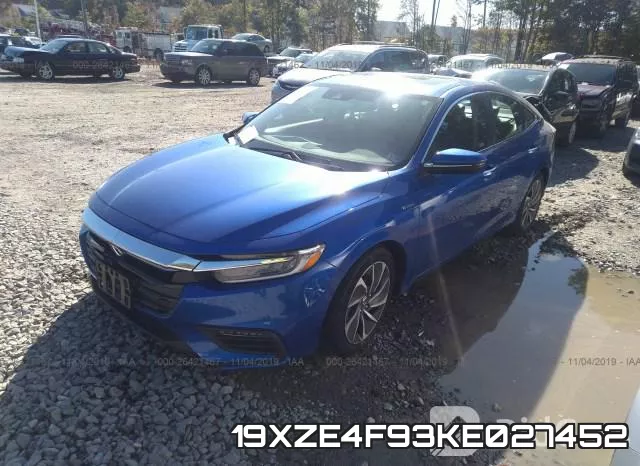 19XZE4F93KE027452 фото 3