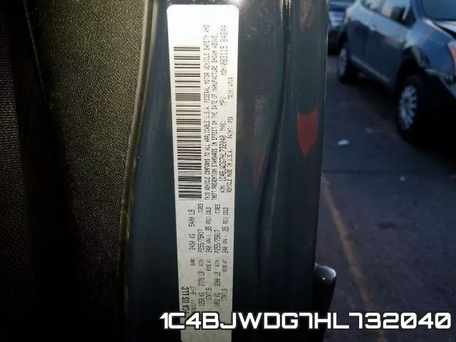 1C4BJWDG7HL732040 фото 2