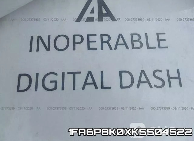 1FA6P8K0XK5504522 фото 8