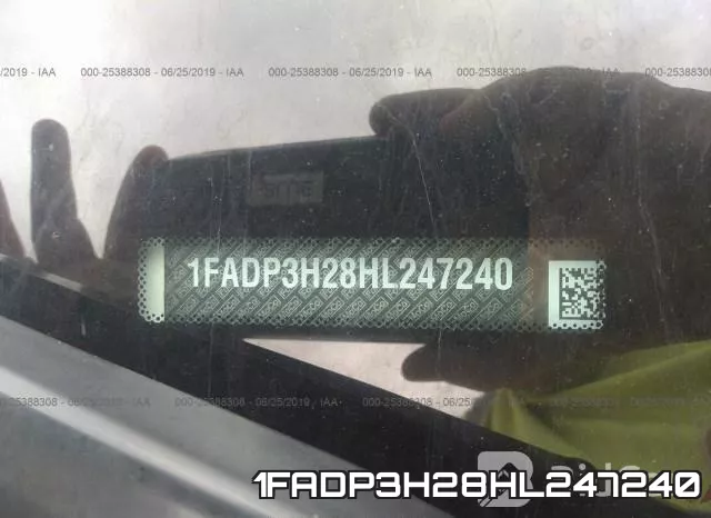 1FADP3H28HL247240 фото 10