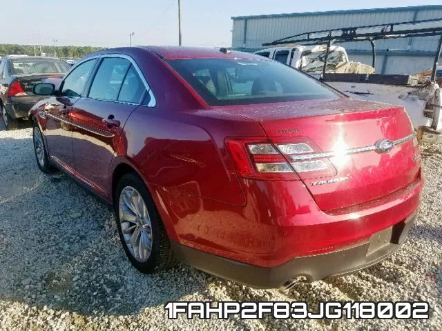 1FAHP2F83JG118002 фото 4