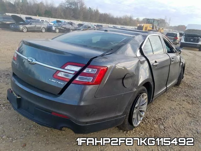 1FAHP2F87KG115492 фото 5