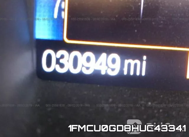 1FMCU0GD8HUC43341 фото 8