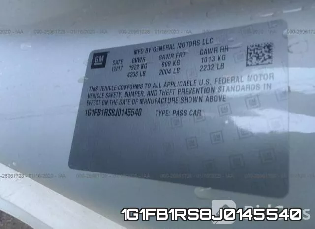 1G1FB1RS8J0145540 фото 10