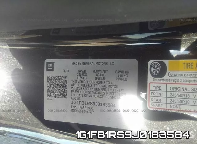 1G1FB1RS9J0183584 фото 9