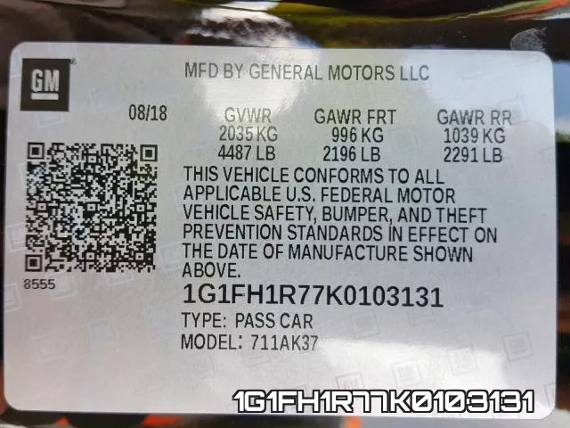 1G1FH1R77K0103131 фото 2