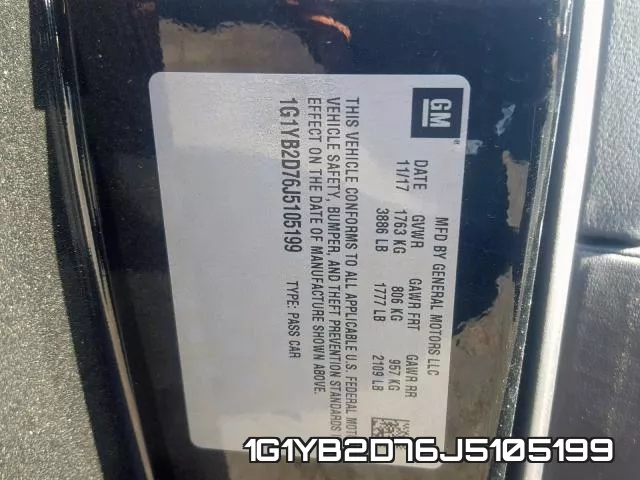 1G1YB2D76J5105199 фото 2