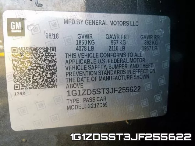1G1ZD5ST3JF255622 фото 2