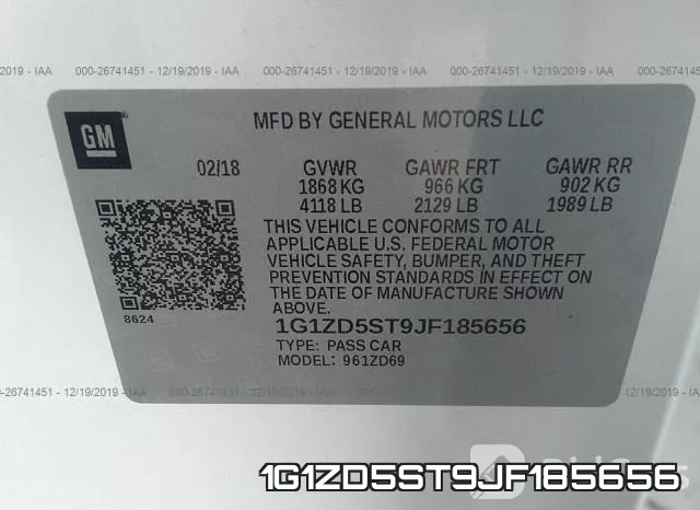 1G1ZD5ST9JF185656 фото 10