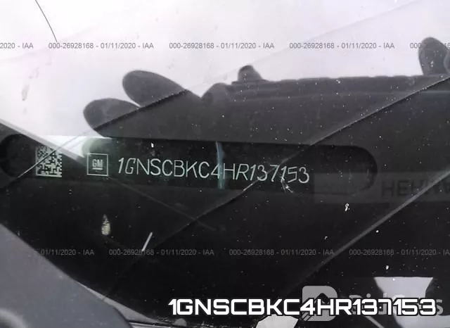 1GNSCBKC4HR137153 фото 10